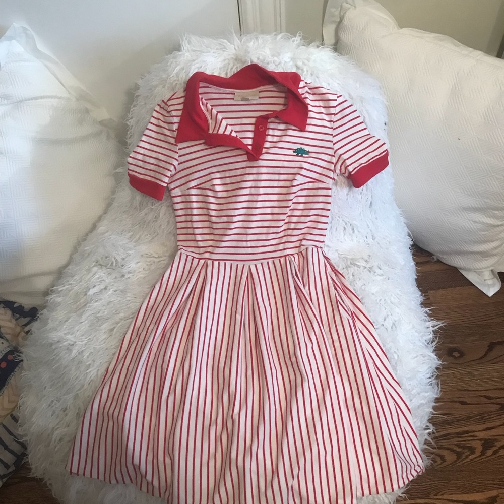 ModCloth striped red and white dress NWOT